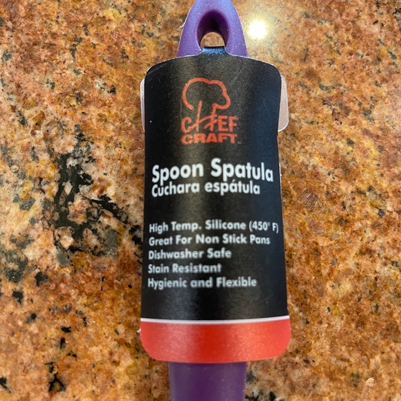 NEW! Four Chef Craft Silicone Spoon/Spatulas. One of each color. - Picture 4 of 5
